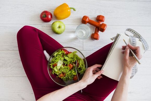 Pianificazione della dieta per la sua efficacia